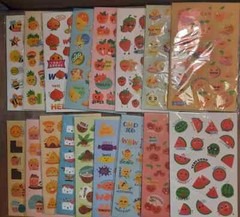 Horiechaly stickers scratch sniff rub sniff – 17 different scents!
