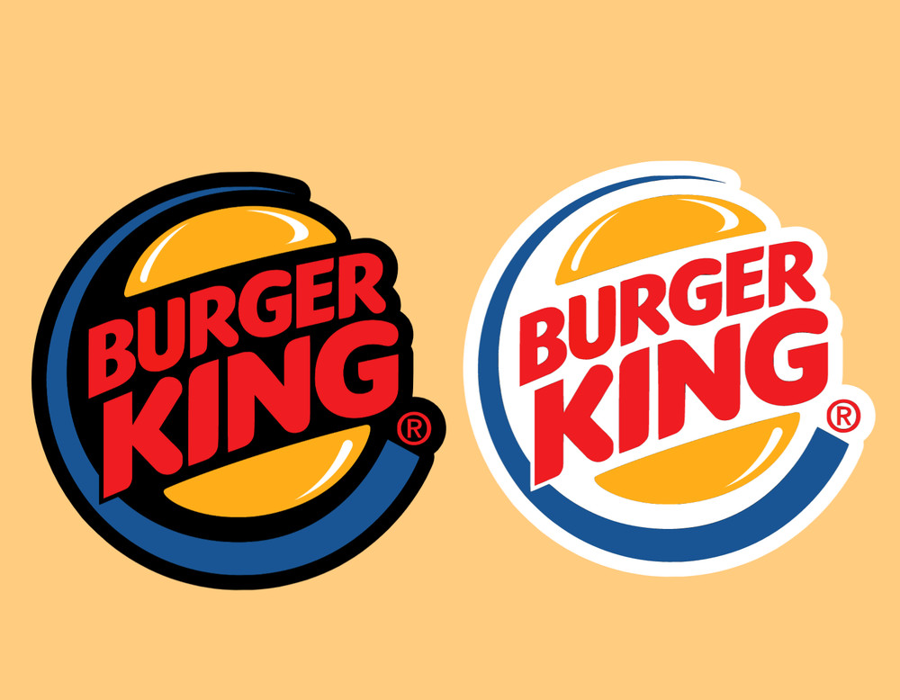 Burger King Sticker Decal