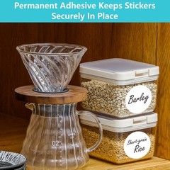 3″ White Round Circle Dots Stickers Labels with Perforation – 500 PCS Roll
