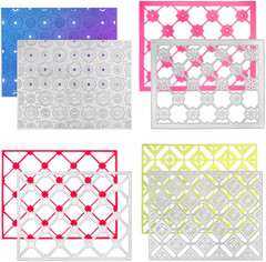 4 PCS Rectangular Die Cuts for Card Making, Openwork Lace Card Making Supplie…