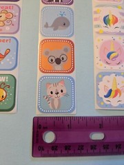 16 TODDLER STICKERS/STICKERS FOR KIDS/REWARD STICKERS/KIDS STICKERS LABELS SEALS