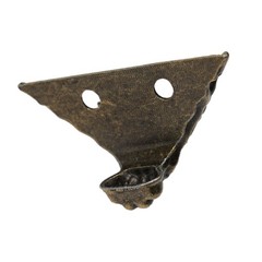 Home Corner Protector Box Decorative Zinc Alloy 42x30mm Antique Bronze