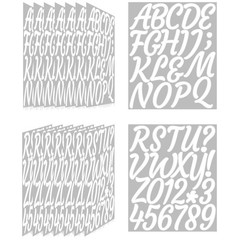 336-Piece Waterproof Letter Stickers Set 3 Inch