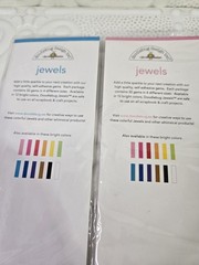 Lot Of 6 Crafts Doodlebug Mini Jewels Repeats Assorted Sizes Gems Bling Lily New