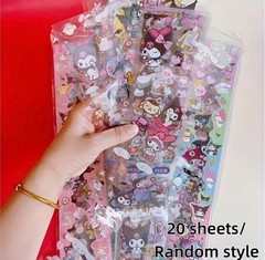 1000 Retro Vintage Look Hello Kitty Stickers 20 Sheets Random Hello Kitty Friend