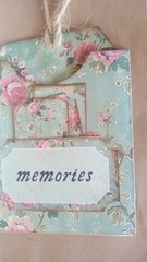Handmade Junk Journal Travel Book Grunge Diary Memories Coffee Dyed Floral