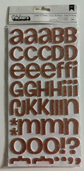 American Crafts Thickers Glitter Foam Phrase or Alpha Stickers-You Choose