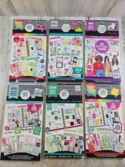Me & My Big Ideas The Happy Planner Create 365 Sticker Books Lot of 6 (B)