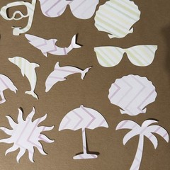 Florida Beach Vacation FL Junk Journal Cutouts