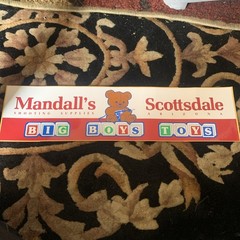 Vintage Mandall’s Shooting Supplies Big Boys Toys Bumper Stickers