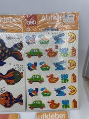 Vintage bsb Aufkleber Stickers Lot Of 7 Sealed Mushrooms Fish