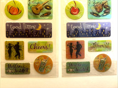 American Traditional Design 3D Sticker FX Motion Stickers Cocktails Groovy Cool