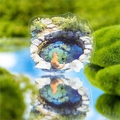 40Pcs Nature Scenery PET Stickers Junk Journal Planner DIY Scrapbooking Collage
