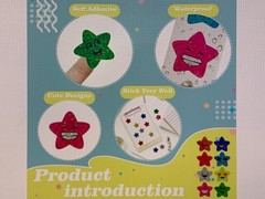 700Pcs Smiley Face Star Stickers for Kids Reward, 1inch 8 Colored Sparkly Foil