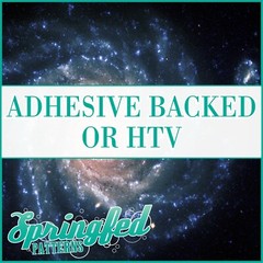 GALAXY Space Pattern #5 Adhesive Vinyl or HTV Heat Transfer Vinyl Stars Print