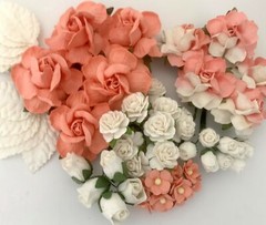 45 Kits DIY Mix Paper Flower Wedding bouquet Favor Gift Scrapbook TH/F40C(98)