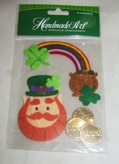 Art Craft Supplies Irish St Patrick’s Day Scrapbooking Dimensional Embellishment