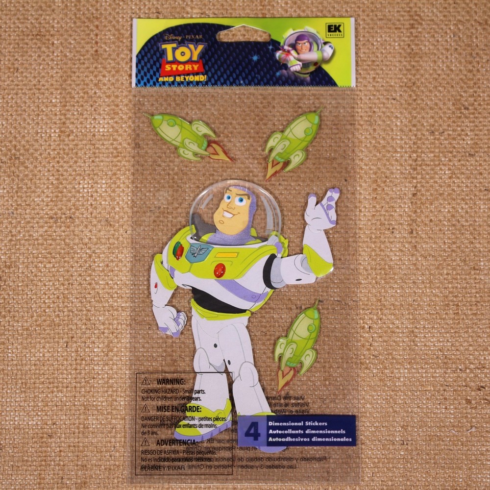 EK Success Disney Pixar Toy Story Buzz Lightyear Dimensional Sticker (1)Sheet