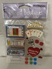 Jolee’s Boutique Stickopotamus LAS VEGAS Dimensional Sticker Collage Slot Dice