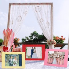 Maitys 100 Pcs Paper Picture Frames with Easel 4 x 6 Inch Cardboard Photo Fra…