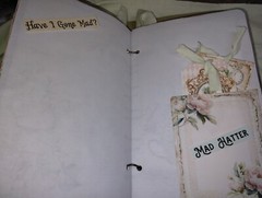 Alice In Wonderland Journal Time For Tea Scrapbook USA Seller