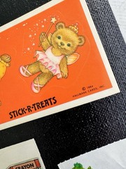 80s Sticker Lot Original Back SandyLion Hambly Foil Dragon Hallmark Russ Puffy