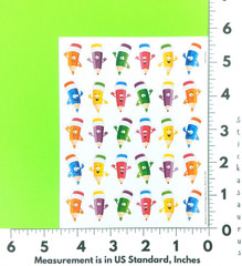 Eureka Colorful Pencils Sticker Sheet Retired