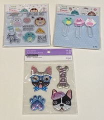 Lot Kawaii Paper Crafting Stationary Clear Stamps Paper Clips Notebooks Stickers