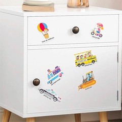 Reusable Sticker Book for Kids, Vehicles Truck Stickers Educational Learning…