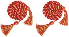 Double Red, Gold Graduation Honor Cords, 2025, National Honors Society