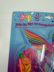 Vintage 90s Lisa Frank Magic Memos Dashley The Humming Bird Rainbow Erase Board