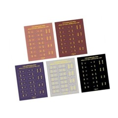 10 Sheets Monthly Tabs Index Stickers Calendar Monthly Tab Stickers for Office