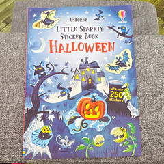 Usborne Little Sparkly Halloween Sticker Book, Multicolor, 250+ Stickers