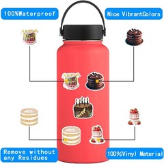 120 Pcs Happy Birthday Stickers Pack for Kids Adults Teens, Candy Cake Balloons