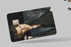 Harry Styles , 2 pc credit card skin & DEBIT CARD,TROLLEY & GYM,stickers