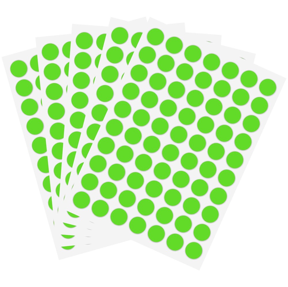 1050 PCS 3/4 Inch Round Color-Dot Stickers – Color Coded Circle Stickers for …