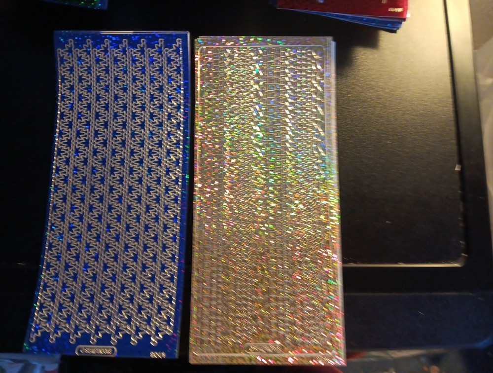 2X CRAFT HOLOGRAPHIC STICKERS SCRAPBOOKING NEW (ST1052) LINES