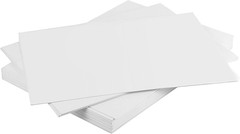 50 Sheets 11.6 X 15.5 Inches 30 Pt White Chipboard, Large White Chipboard Sheets