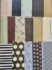 Large Lot of Neutrals Scrapbooking Stickers & Paper 30+ Pgs Paper Studio 112 Etc