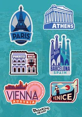 MINI Travel Stickers – 65 Locations!