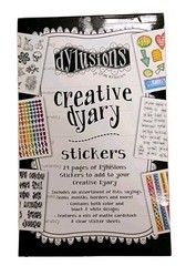 NEW Dylusions CREATIVE DYARY Sticker Book – 427 PC, 24 Sheets