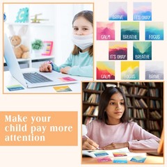 50 Pieces Calm Stickers Anxiety Sensory Stickers Textured Sensory Adhesives Clam