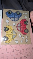Provo Craft Stickers Lot 5 Full Sheets Cars Beep Beep, Months Take The Plunge