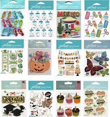 87 Jolee’s Boutique Scrapbook 3D Stickers VARIETY U-CHOOSE dimensional stickers