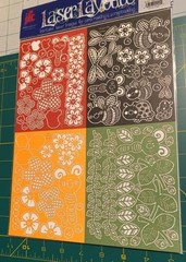 Provo Craft Scrapbooking Laser Layouts Set of 3 Holiday & Floral Designs