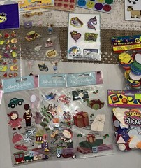 Huge Vintage Sticker LOT New package 30 Jolee’s Boutique Scrapbook Foam Scented