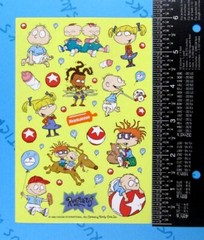 Rugrats Sticker Sheet Yellow Background Viacom American Greetings