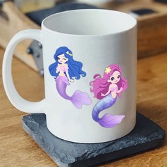 8/16PCS Creative Mermaid Sticker diy Notebook Handbook Sticker Material Sticker
