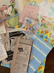 Vintage Baby Themed Junk Journaling Ephemera Packet Mid Century & Modern