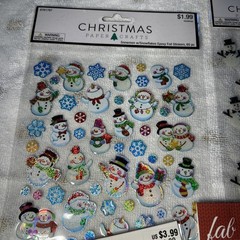 Recollections Paper Crafts Christmas Scrapbook Sticker Garland Lot of 6 Glitter